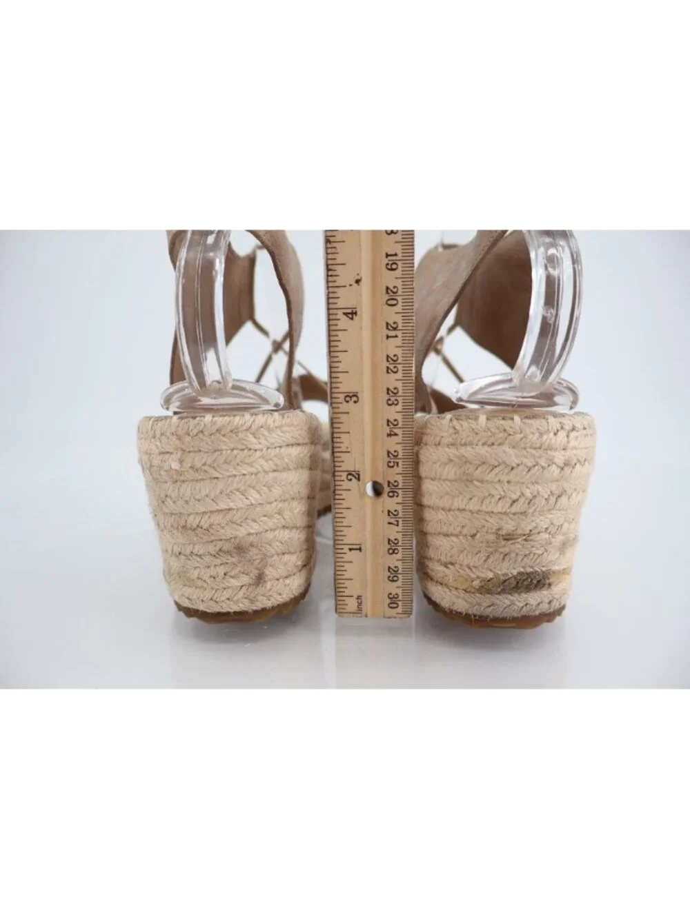 Eileen Fisher Women's Agnes Sandal Size 10 Espadrille Platform Wedge Heel Gold
